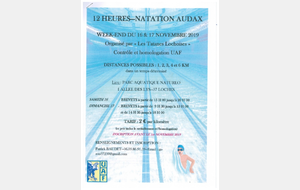 Natation AUDAX